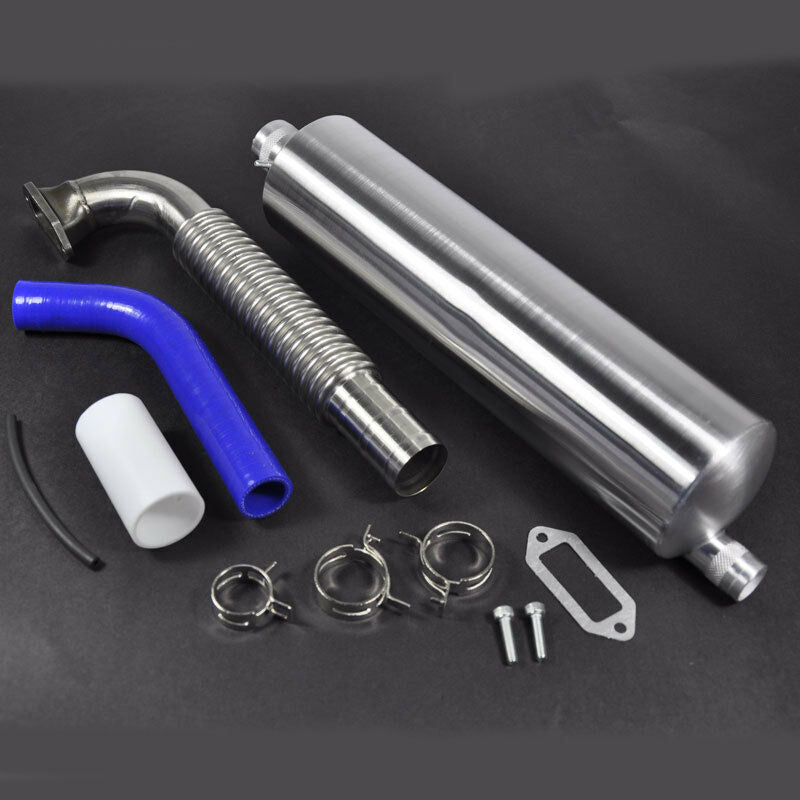 Canister Muffler, Tuned Front Exhaust Pipe for DLE170 170CC Gas Engine