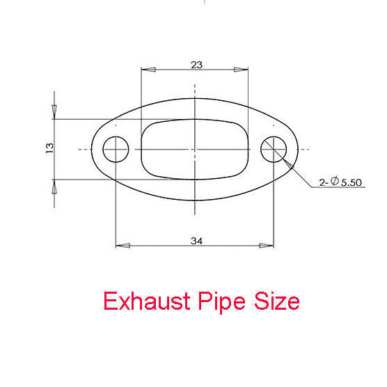 DLE30 Engine Side Exhaust-Pipe Airplane Accessories Engine parts for RC Plane