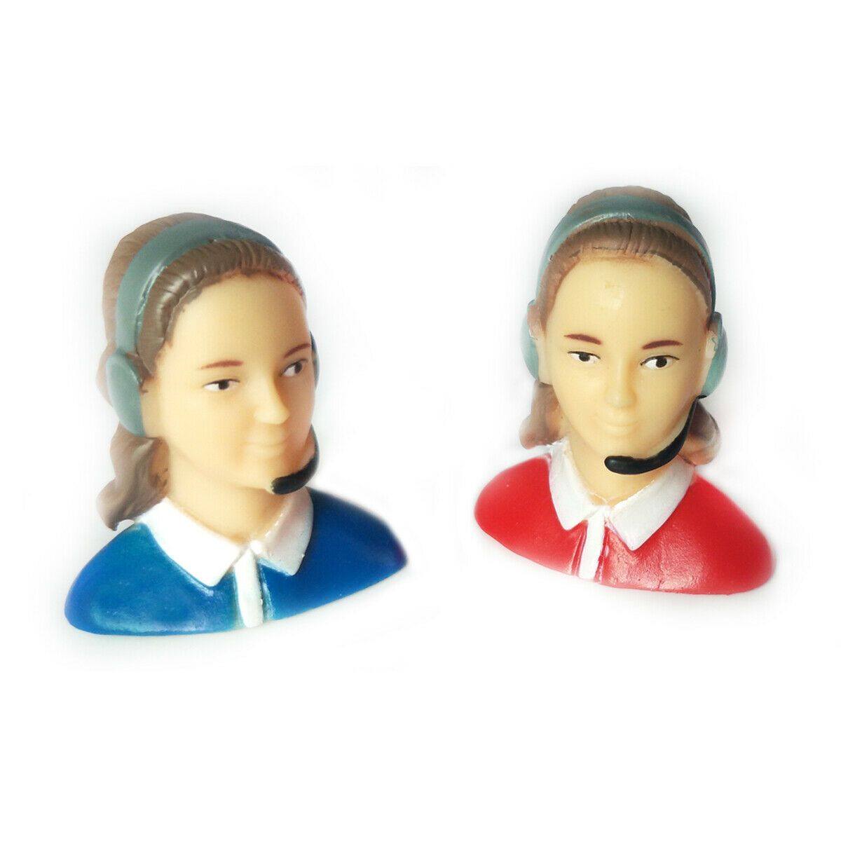 1/9 Scale Female Pilots Figures L35*W25*H39mm