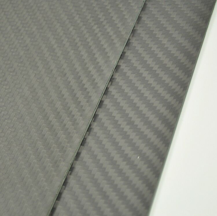 250mmx250mmx2mm Carbon Fiber Plate/Panel/Sheet Matte Surface 2mm thickness