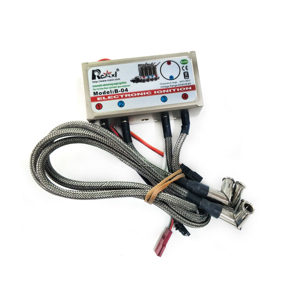 4 Cylinder Inline Engine Ignition CDI for ME8 1/4 -32 90 Degree w/ Sensor