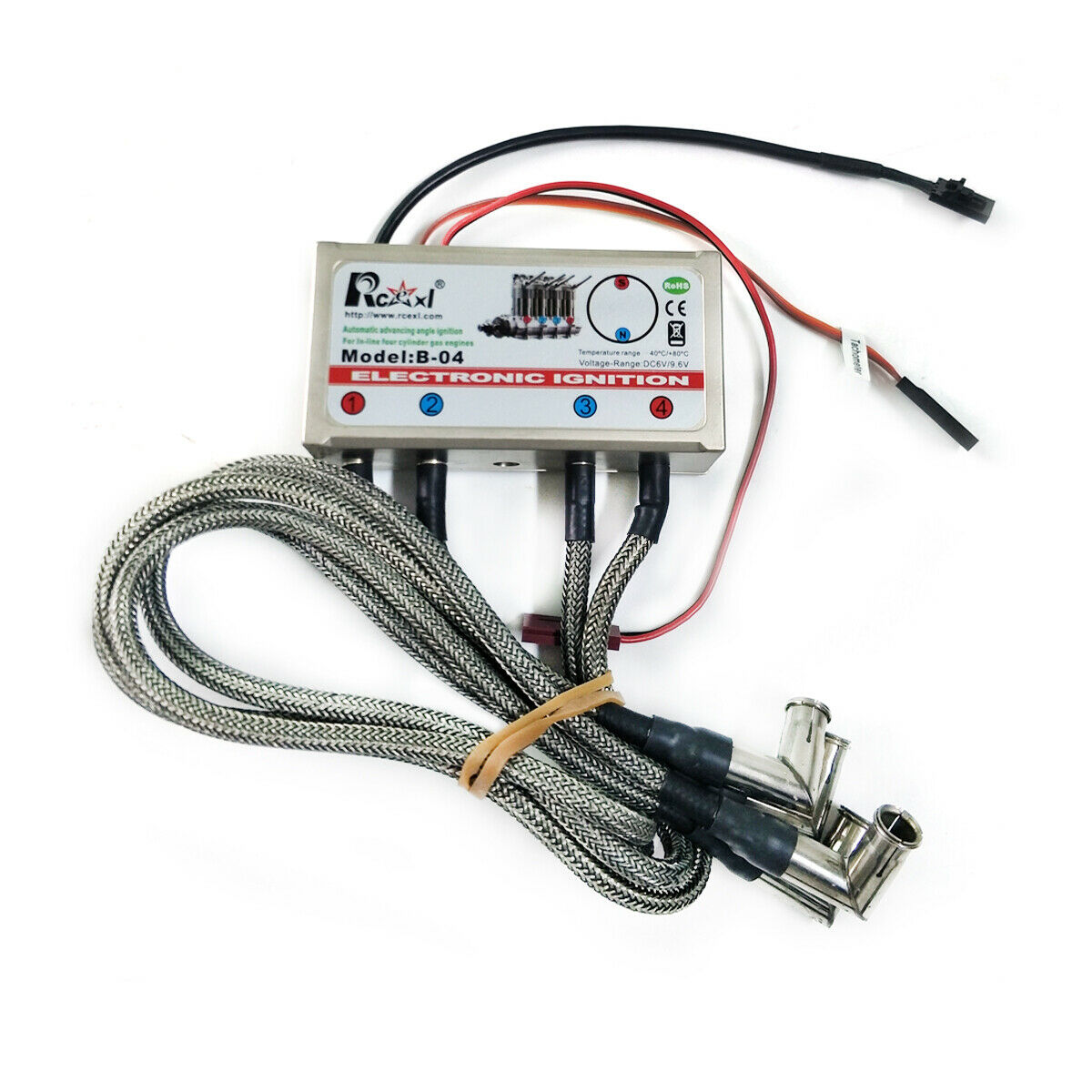 4 Cylinder Inline Engine Ignition CDI for ME8 1/4 -32 90 Degree w/ Sensor