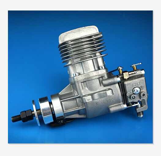 DLE 20CC Single Cylinder Two Stroke Side Exhaust Gas Engine w/ Igniton & Muffler
