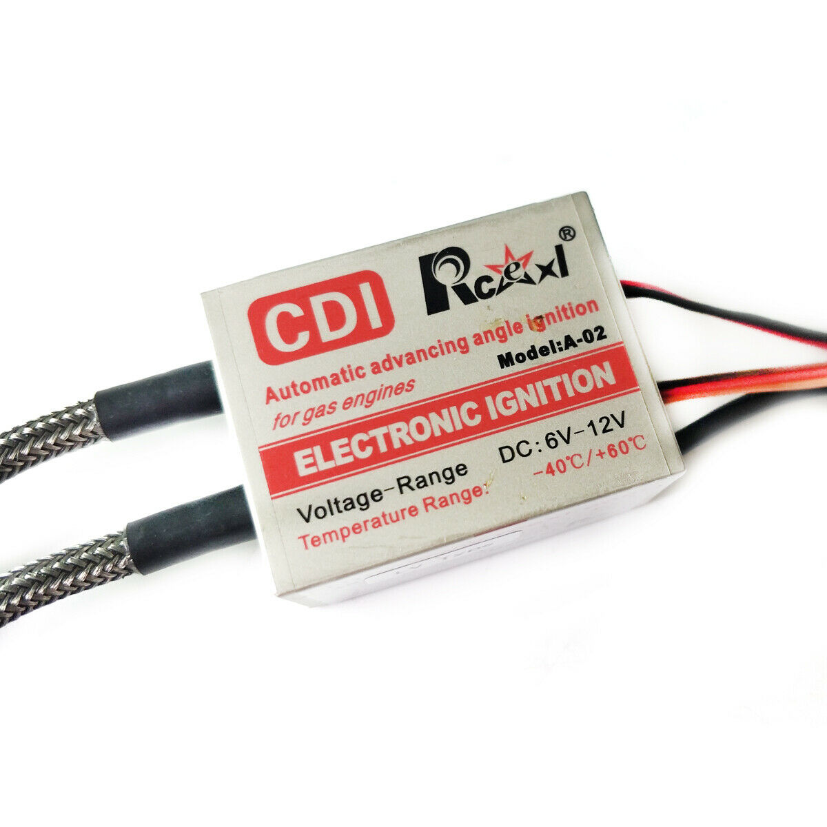 Rcexl LV type Twin Ignition CDI for ME-8 1/4 -32 120 Degree for RC Model Engine
