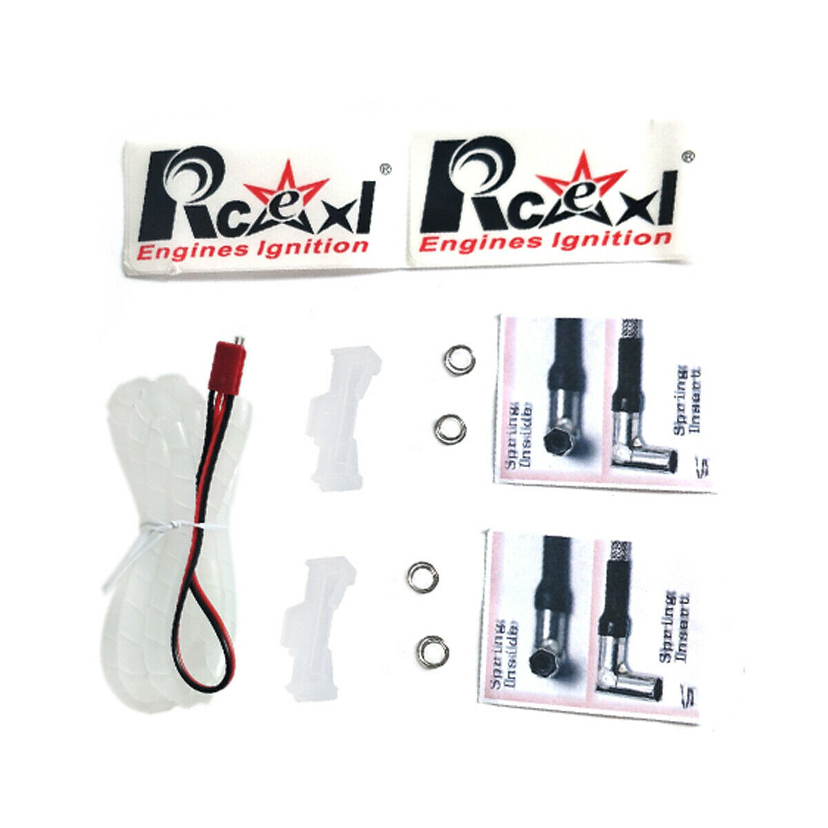 Rcexl LV type Twin Ignition CDI for ME-8 1/4 -32 120 Degree for RC Model Engine