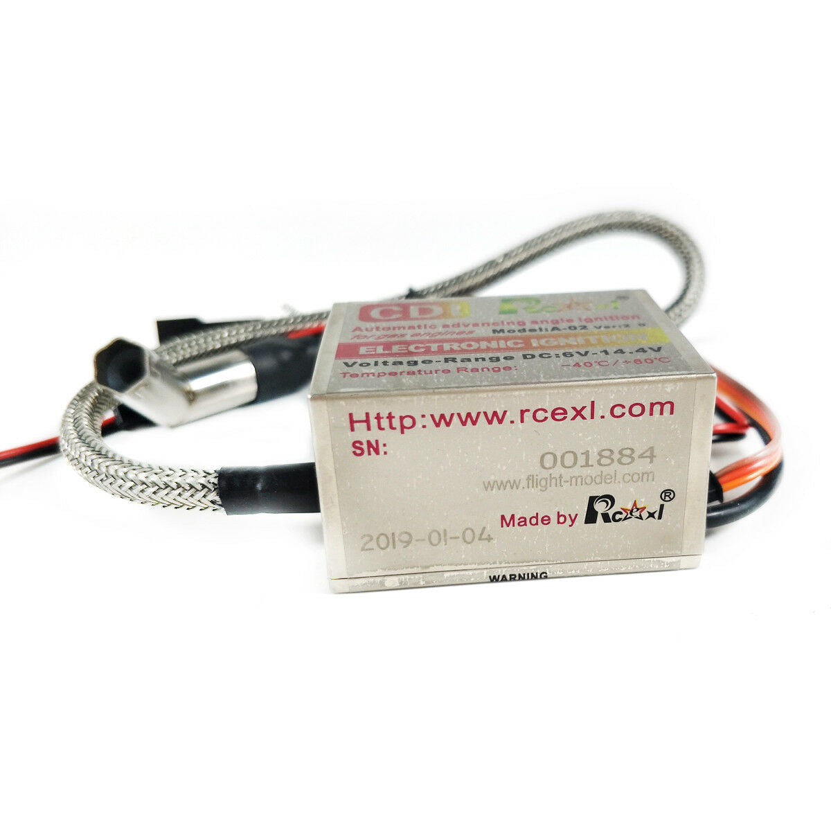Rcexl Automatic Single Ignition CDI for NGK ME8 1/4-32 120 Degree + Hall Sensor