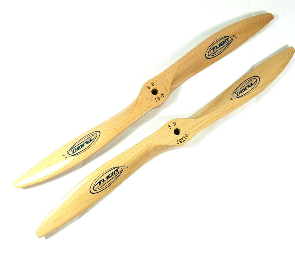 21x10 Wood Propeller 3D Prop Gas Wood Laminated CW Propeller for Model Aircraft