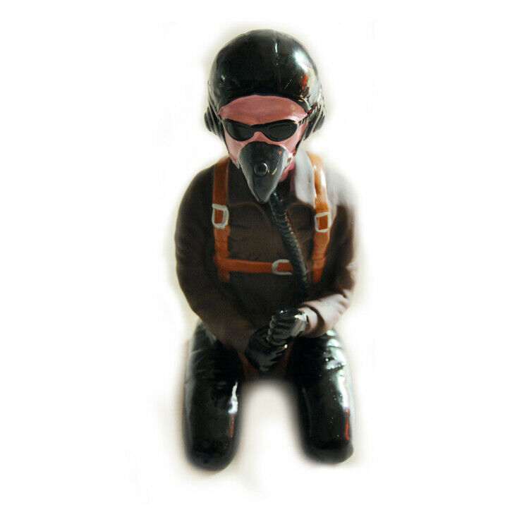 P-51 Pilot Figure w/ Headset Glass L75*W90*H160mm