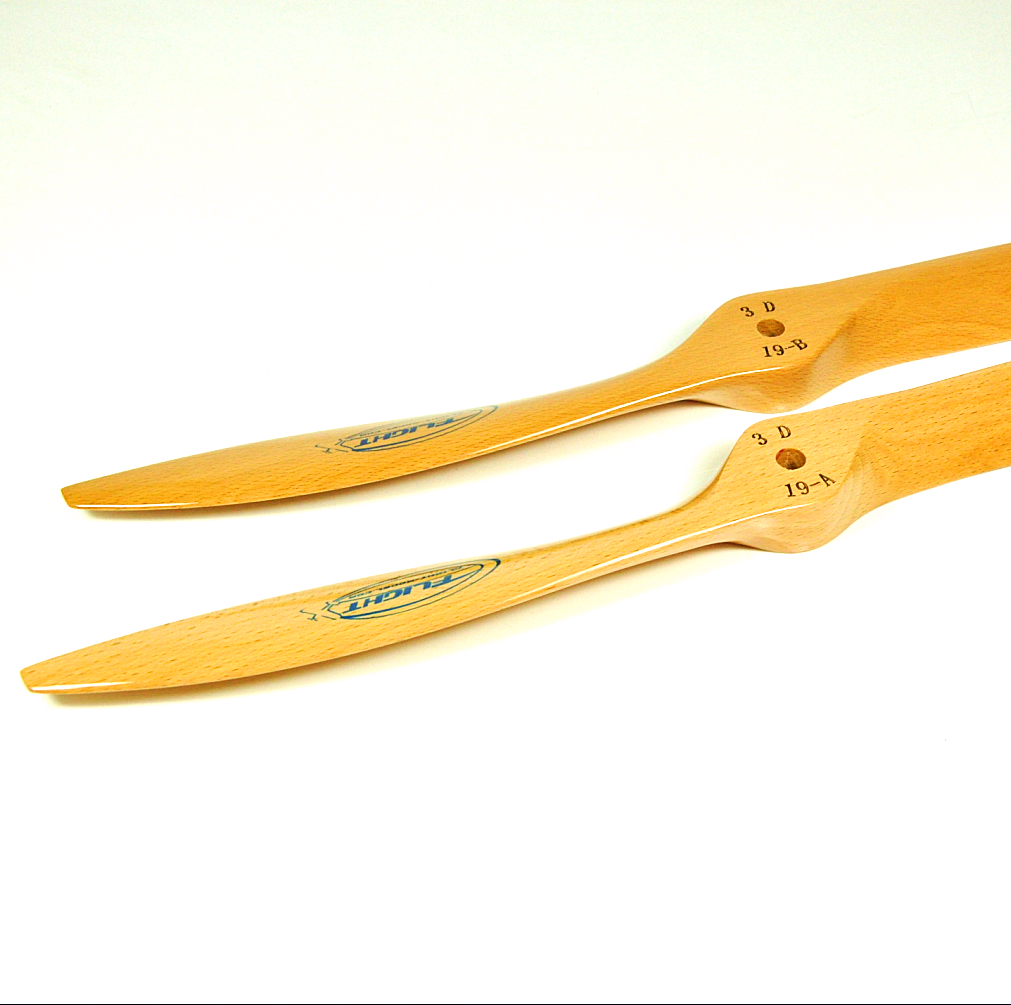20x10 Wood Propeller 3D Prop Gas Wood Laminated CW Propeller for Model