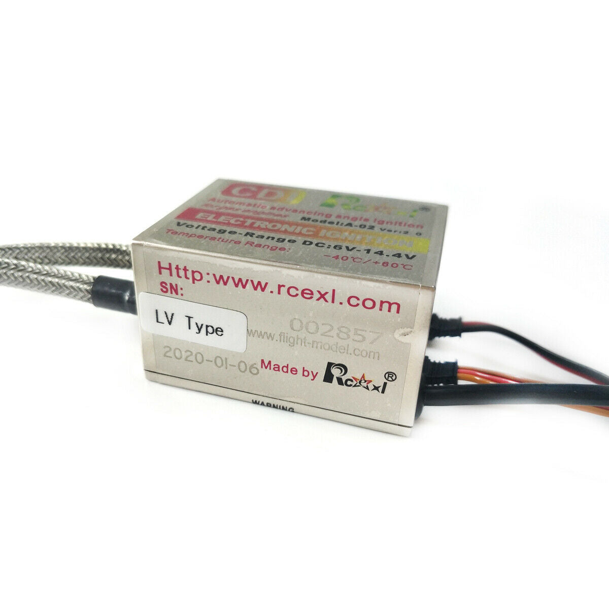 RCEXL LV Type Twin Ignition CDI for BPMR6F 90 Degree w/ Hall Sensor Kit 6V-14.4V