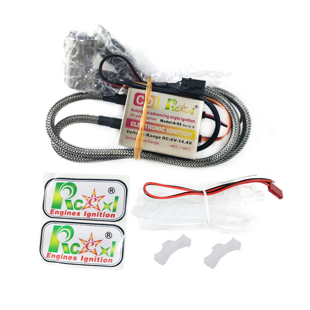 RCEXL LV Type Twin Ignition CDI for BPMR6F 90 Degree w/ Hall Sensor Kit 6V-14.4V
