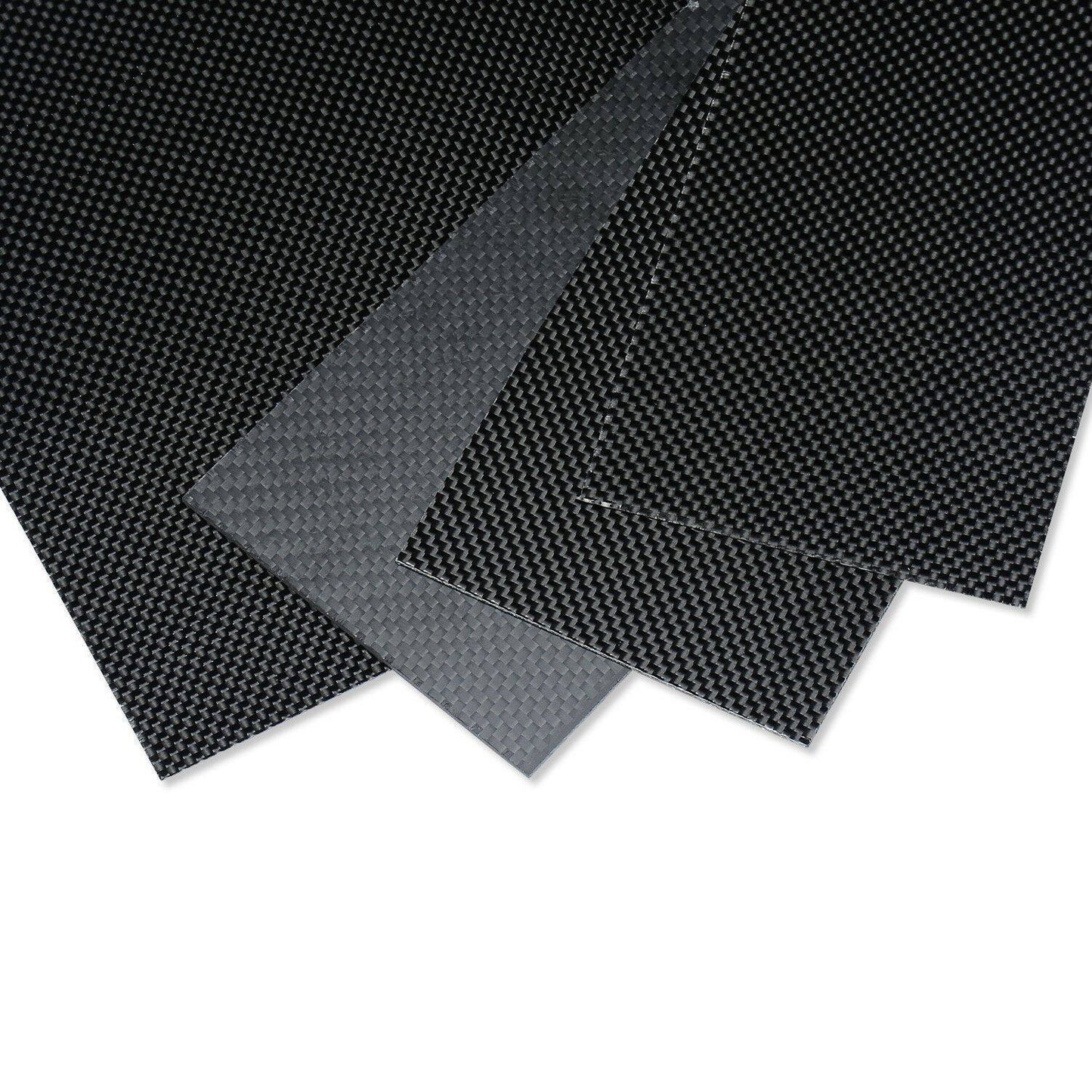 200x500x1mm Carbon Fiber Plate/Panel/Sheet 3K Plain Weave High Glossy 1mm Thick
