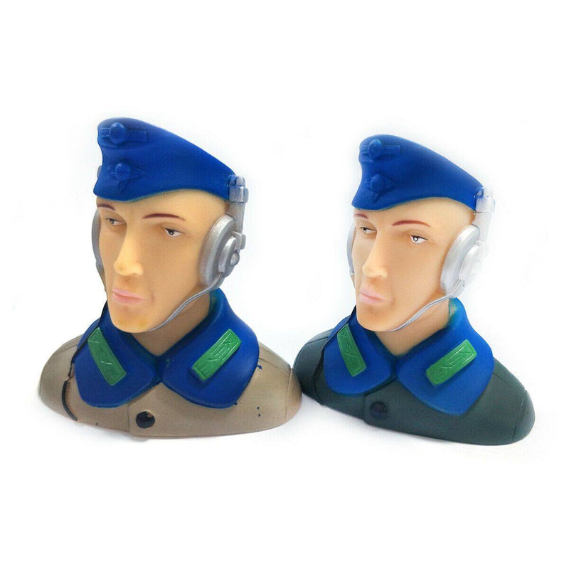1/6 Scale Pilots Figures L68*W41*H70mm Brown /Army Green