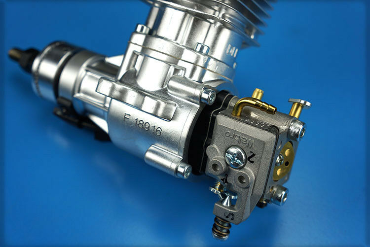 DLE 20CC Single Cylinder Two Stroke Side Exhaust Gas Engine w/ Igniton & Muffler