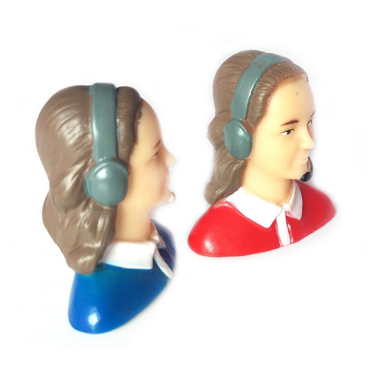 1/9 Scale Female Pilots Figures L35*W25*H39mm