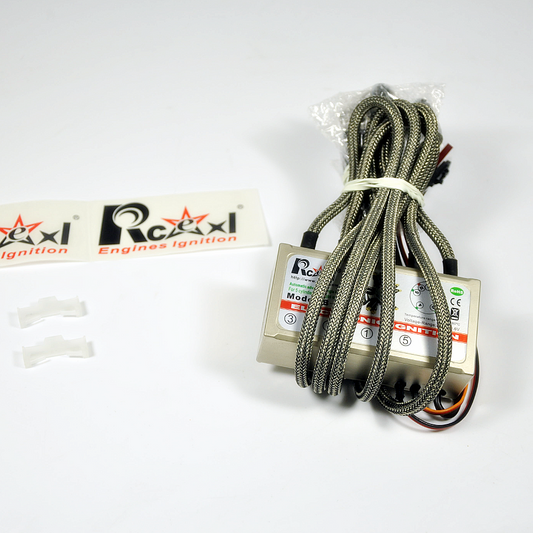 RCEXL 5 Cylinder Radial Gas Engine Ignition CDI for NGK CM6 10MM 90Degree 6-9.6V