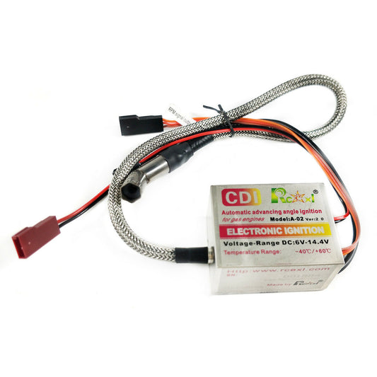 Rcexl Automatic Single Ignition CDI for NGK ME8 1/4-32 120 Degree + Hall Sensor