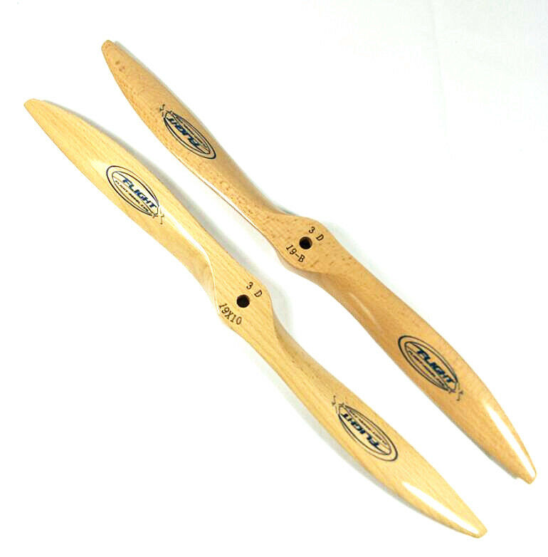 21x10 Wood Propeller 3D Prop Gas Wood Laminated CW Propeller for Model Aircraft