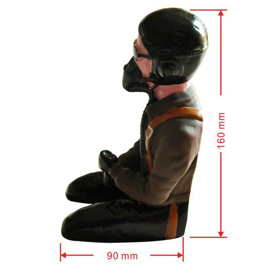 P-51 Pilot Figure w/ Headset Glass L75*W90*H160mm