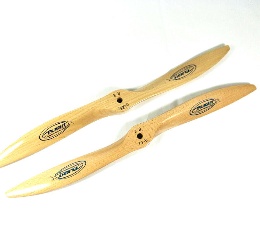 21x10 Wood Propeller 3D Prop Gas Wood Laminated CW Propeller for Model Aircraft