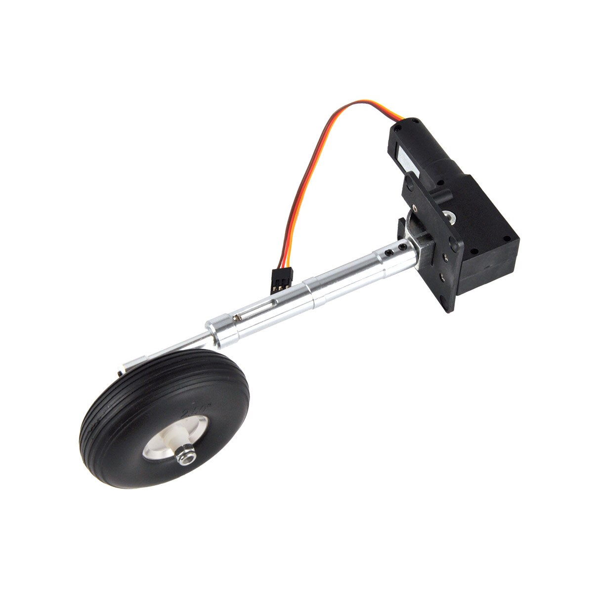 1Pc Electric Servoless Retractable Landing Gear w/ Wheel for 4-6kg 40-60E RC Aircraft