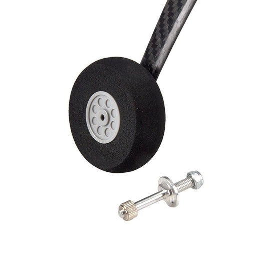 1Set Carbon Fiber Landing Gear YAK30E 50E with Sponge Wheel Kit for RC Airplane
