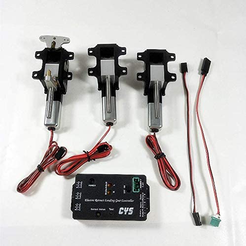 CYS-R2090 Electric Retract Landing Gears Landing Up for 6kg-12kg RC Airplane,1set 3gear Electric Retract w/Axle