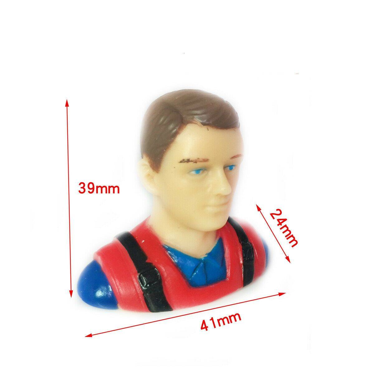 1/9 Scale Kid Pilots Figures L41*W24*H39mm