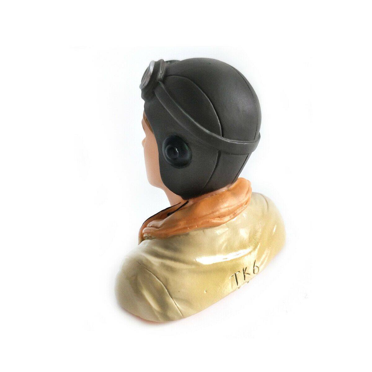 1/9 Scale WWII Pilots Figure L44*W23*H40mm Brown / Army Green