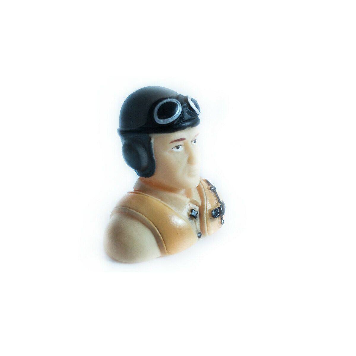 1/9 Scale Civil Pilots Figure L42*W23*H39mm ArmyGreen / Grey