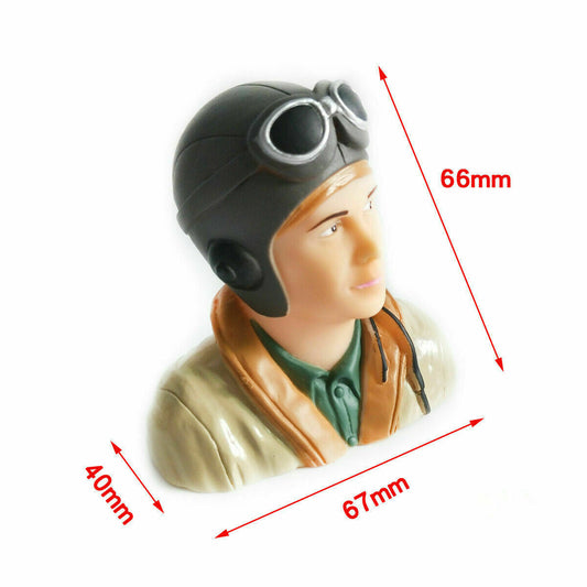 WWII Pilots Figure L67*W40*H66mm 1/6 Scale