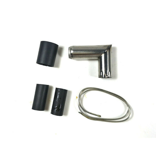 RCEXL Spark Plug Caps and Boots 90° for NGK ME8 1/4 -32 Kit, NGK CM6-10mm Kit