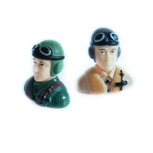 1/9 Scale Civil Pilots Figure L42*W23*H39mm ArmyGreen / Grey