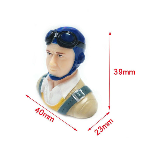1/9 Scale Pilots Figures L40*W23*H39mm