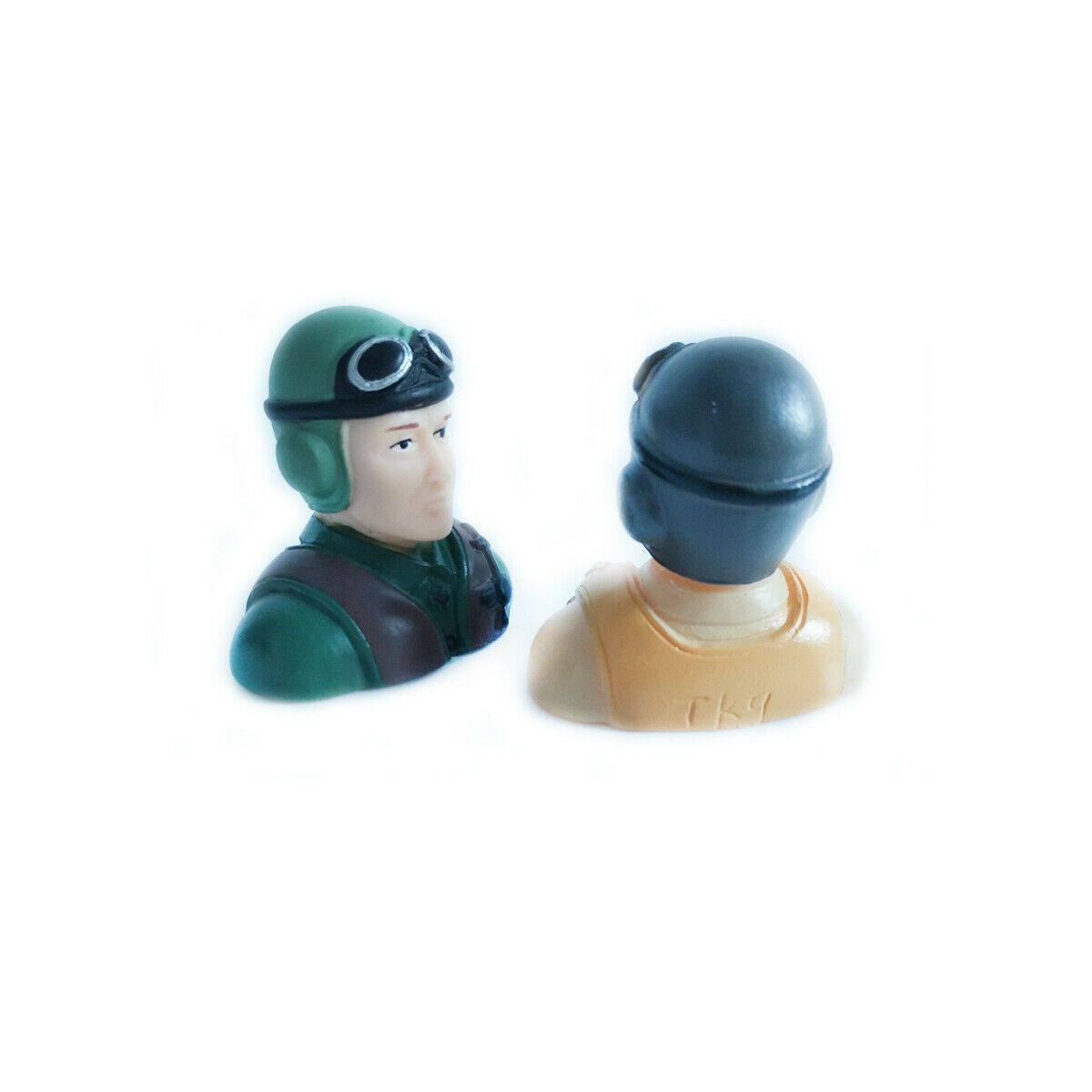1/9 Scale Civil Pilots Figure L42*W23*H39mm ArmyGreen / Grey