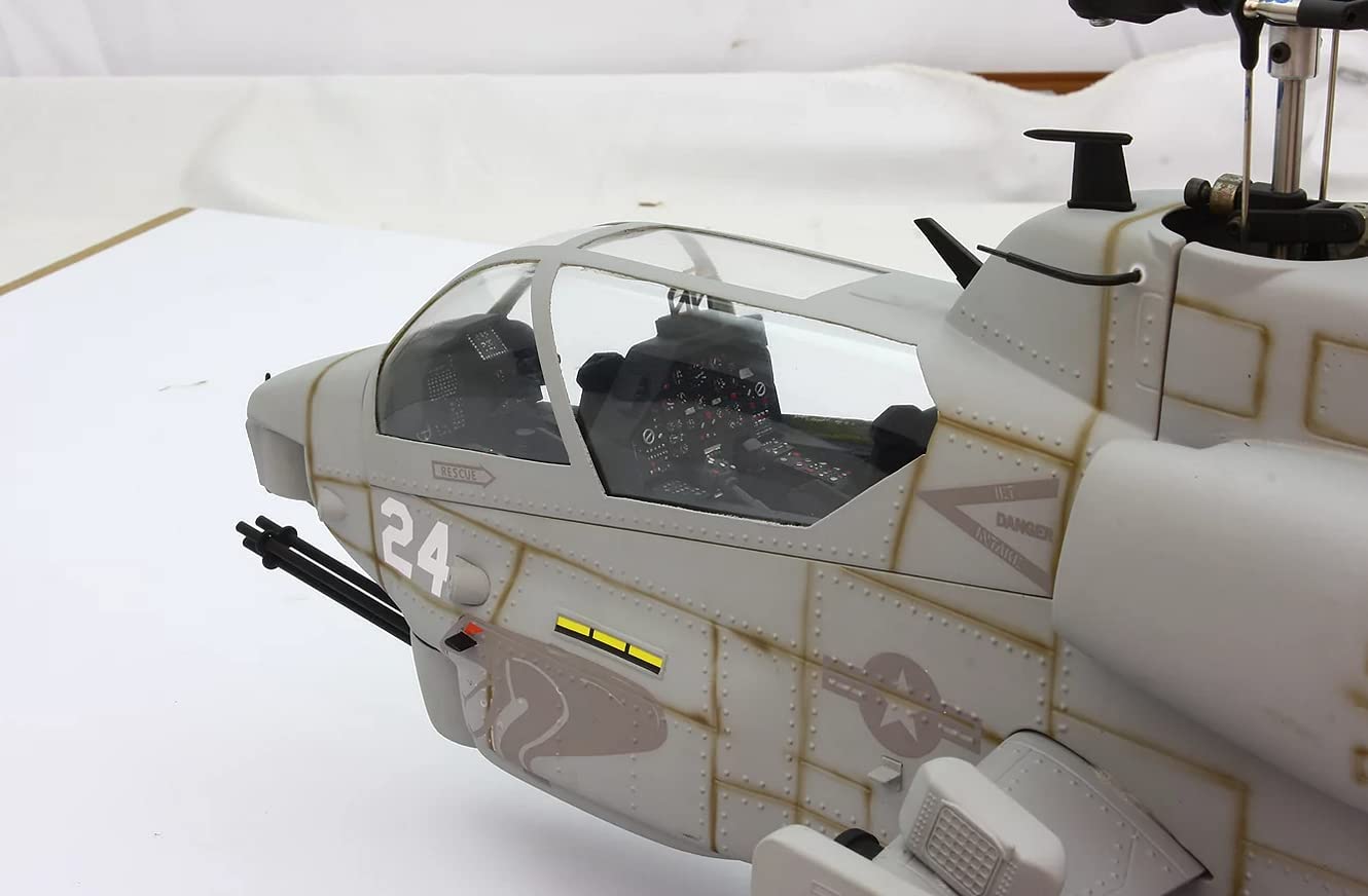 RC Helicopter 470 Size AH-1W ARF KIT Version Fuselage Helicopters Super Cobra Camo