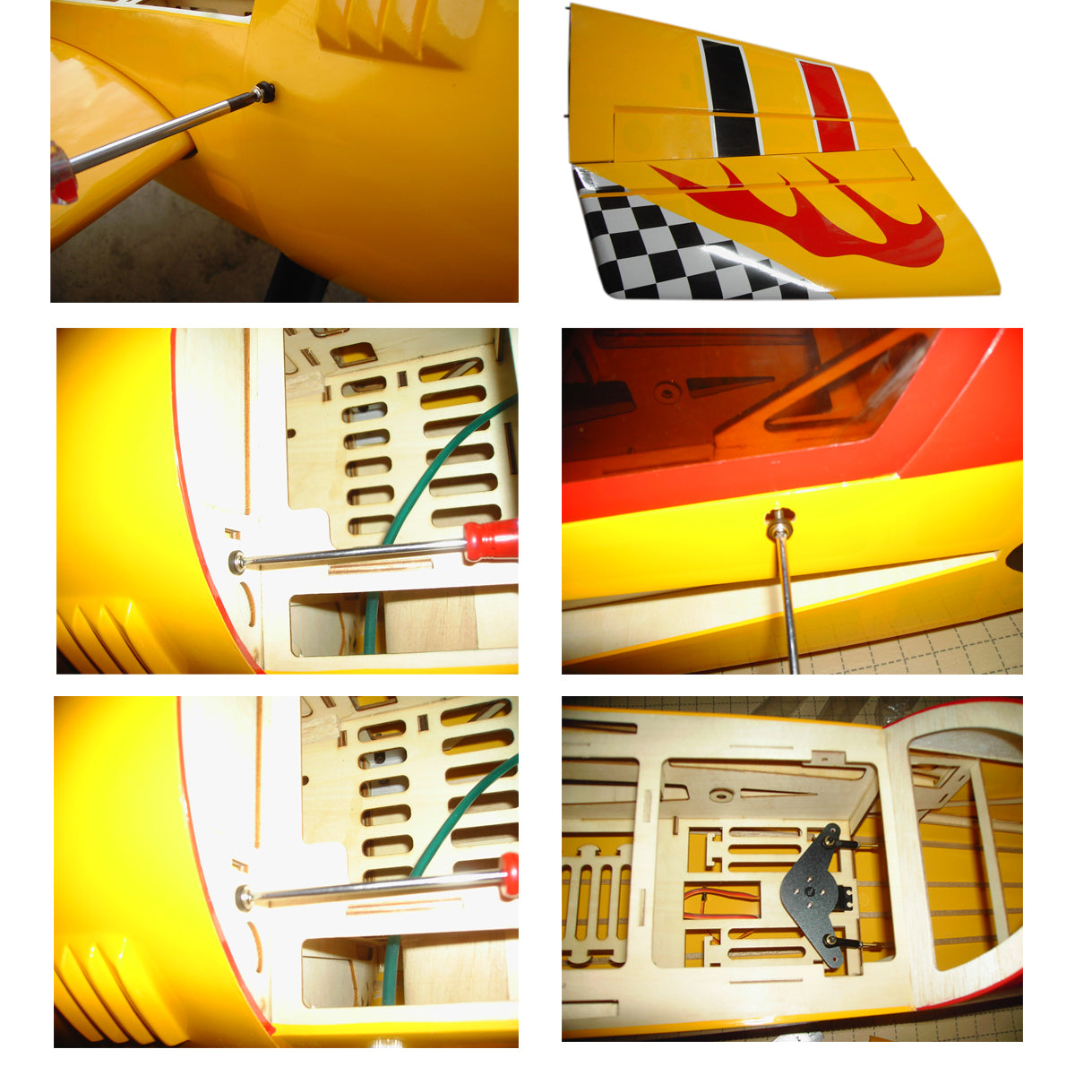 YAK55 86.6inch 50cc 6 Channel RC Gasoline Airplane Fix-Wing Aircraft Model Yellow ARF