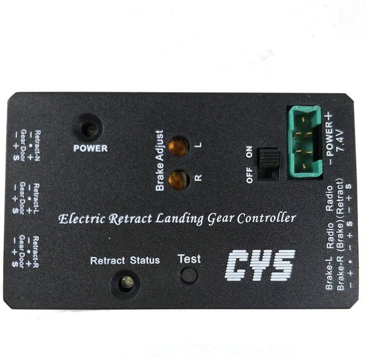 CYS-R2090 Electric Retract Landing Gears Landing Up for 6kg-12kg RC Airplane,1set 3gear Electric Retract w/Axle