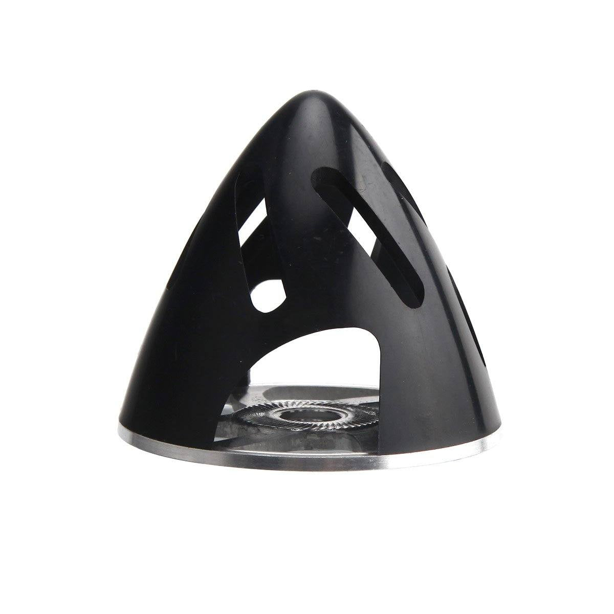 2 to 3.25 inch Engraved Plastic Propeller Spinner w/ Aluminum Back Plate