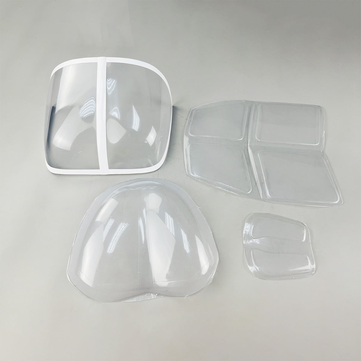 RC Helicopter Fuselage Spare Parts Roban 700 Size Bell206 Replacement Nose Cover/Tail Part HSB-BE206WB7