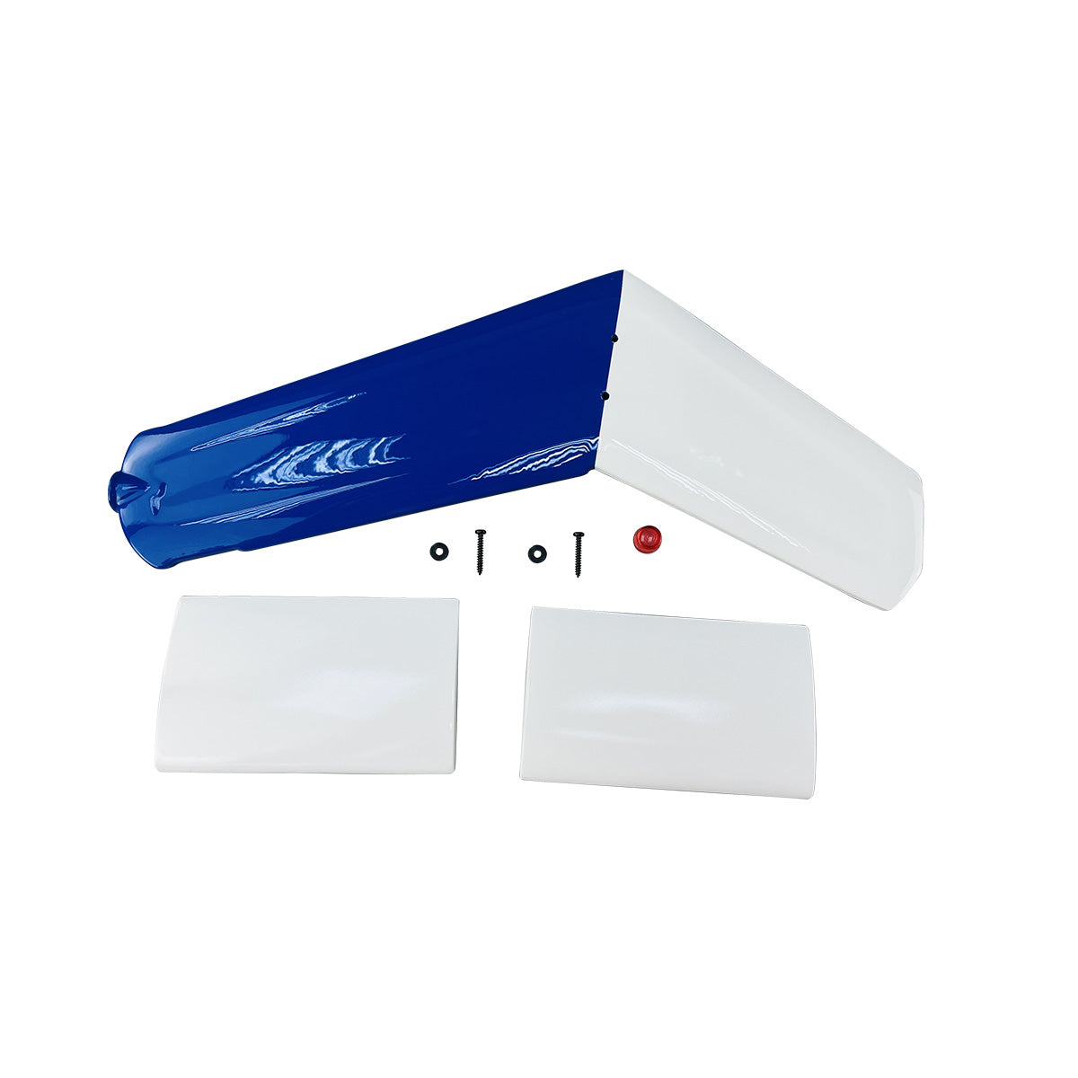 RC Helicopter Fuselage Spare Parts Roban 700 Size Bell206 Replacement Nose Cover/Tail Part HSB-BE206WB7