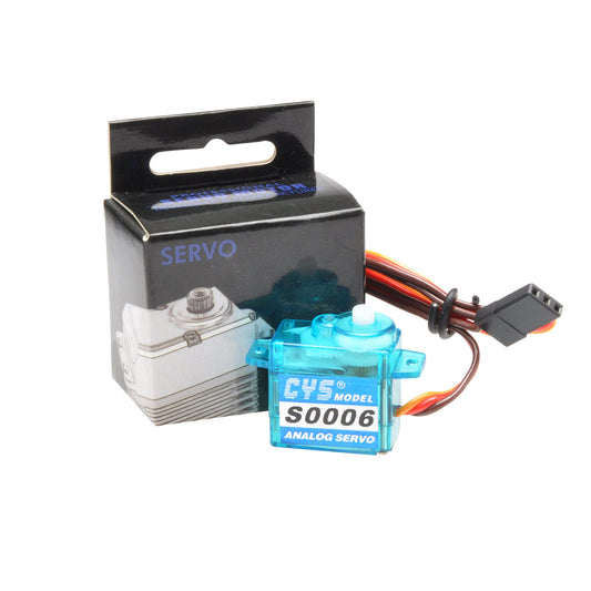 CYS-S0006 1.2kg Analog 6g Micro Servo for F3P KT RC Airplane Mini Aircraft Models