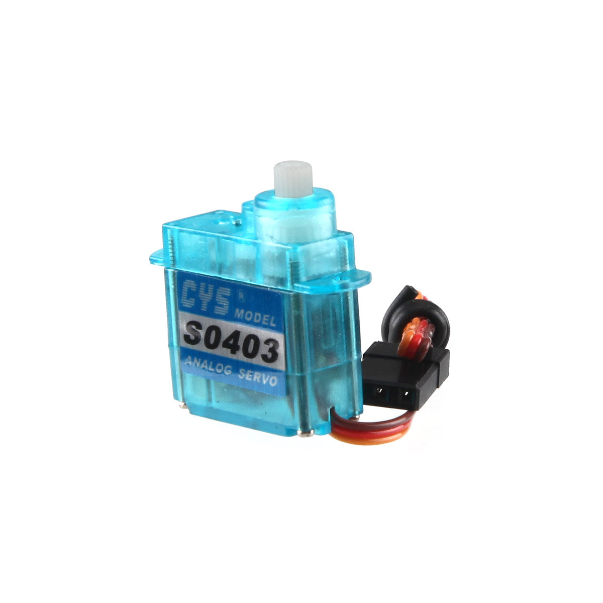 CYS-S0403 4.3g 19.8X8.4X23.3mm Plastic Gear Micro Servo For RC Plane Boat Car