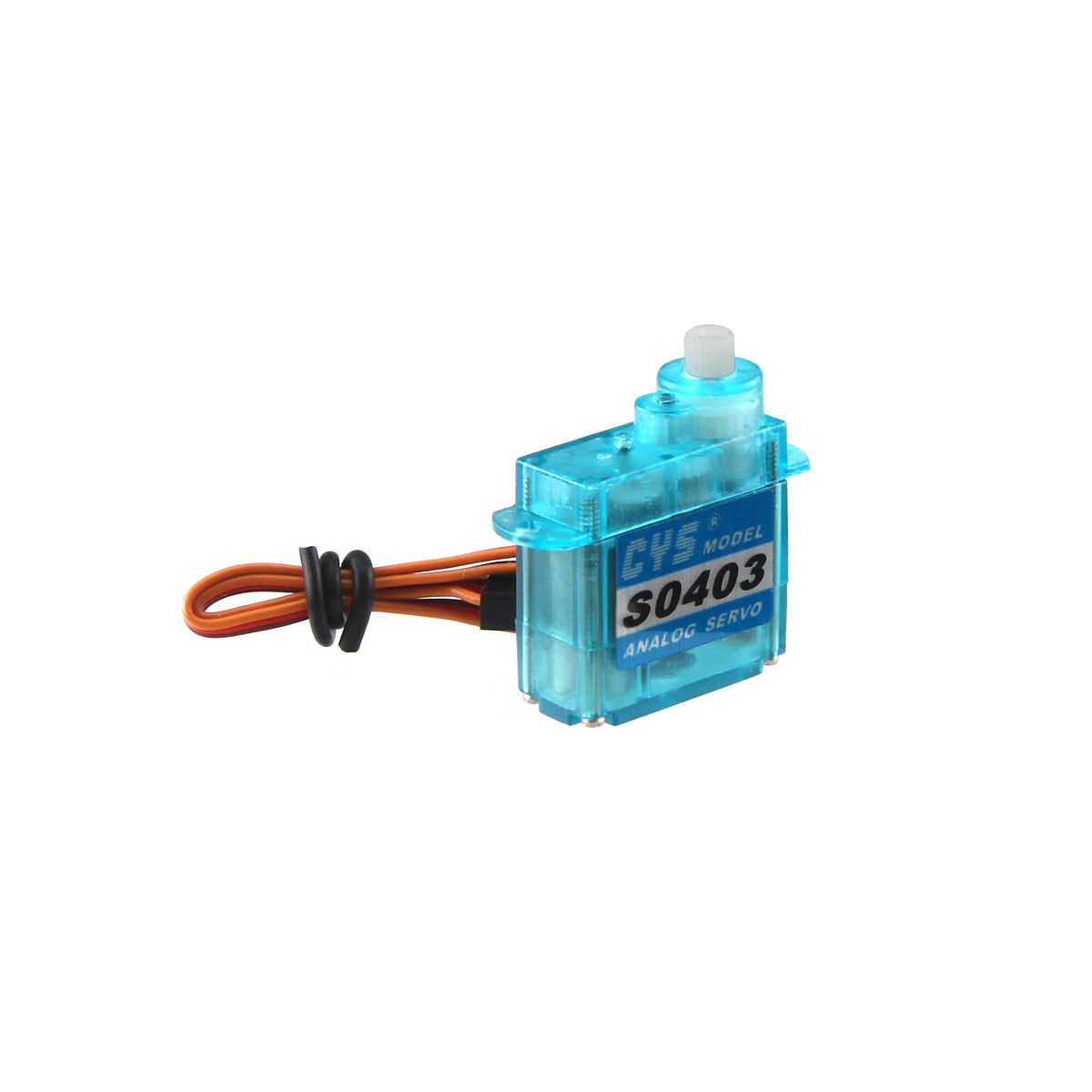 CYS-S0403 4.3g 19.8X8.4X23.3mm Plastic Gear Micro Servo For RC Plane Boat Car