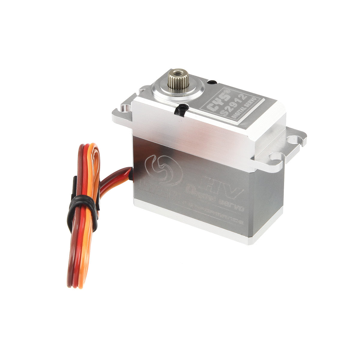 CYS-S2912 74g 6.0-7.4V 15.6kg.cm Titanium Full Metal Coreless Servo