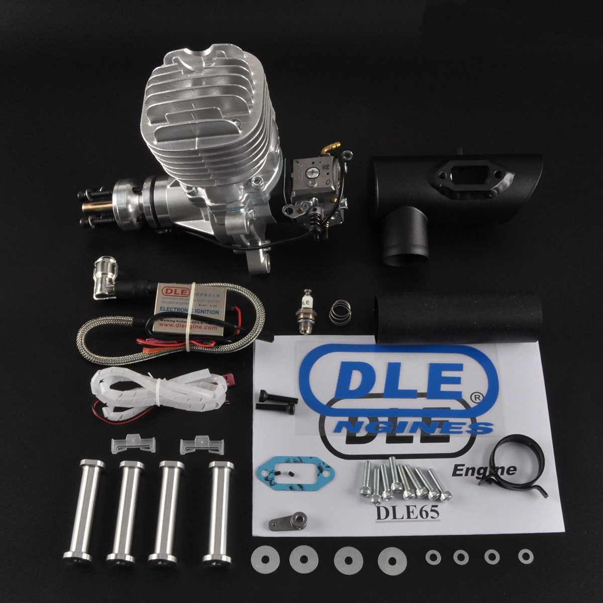 DLE 65CC Gasoline Engine for RC Model Airplane Single Cylinder Two Stroke