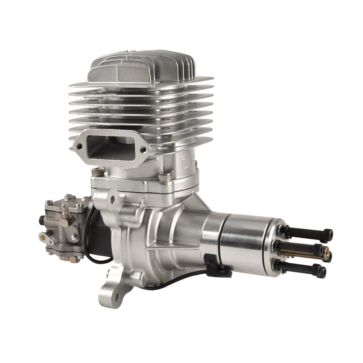 DLE 85CC Gas Engine Single Cylinder Two Stroke Side Exhaust with CDI & Muffler