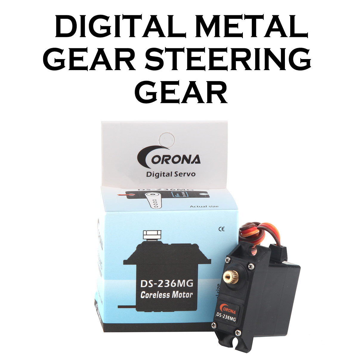 Corona DS236MG Digital Metal Gear Servo for Fixed Wing / Helicopter