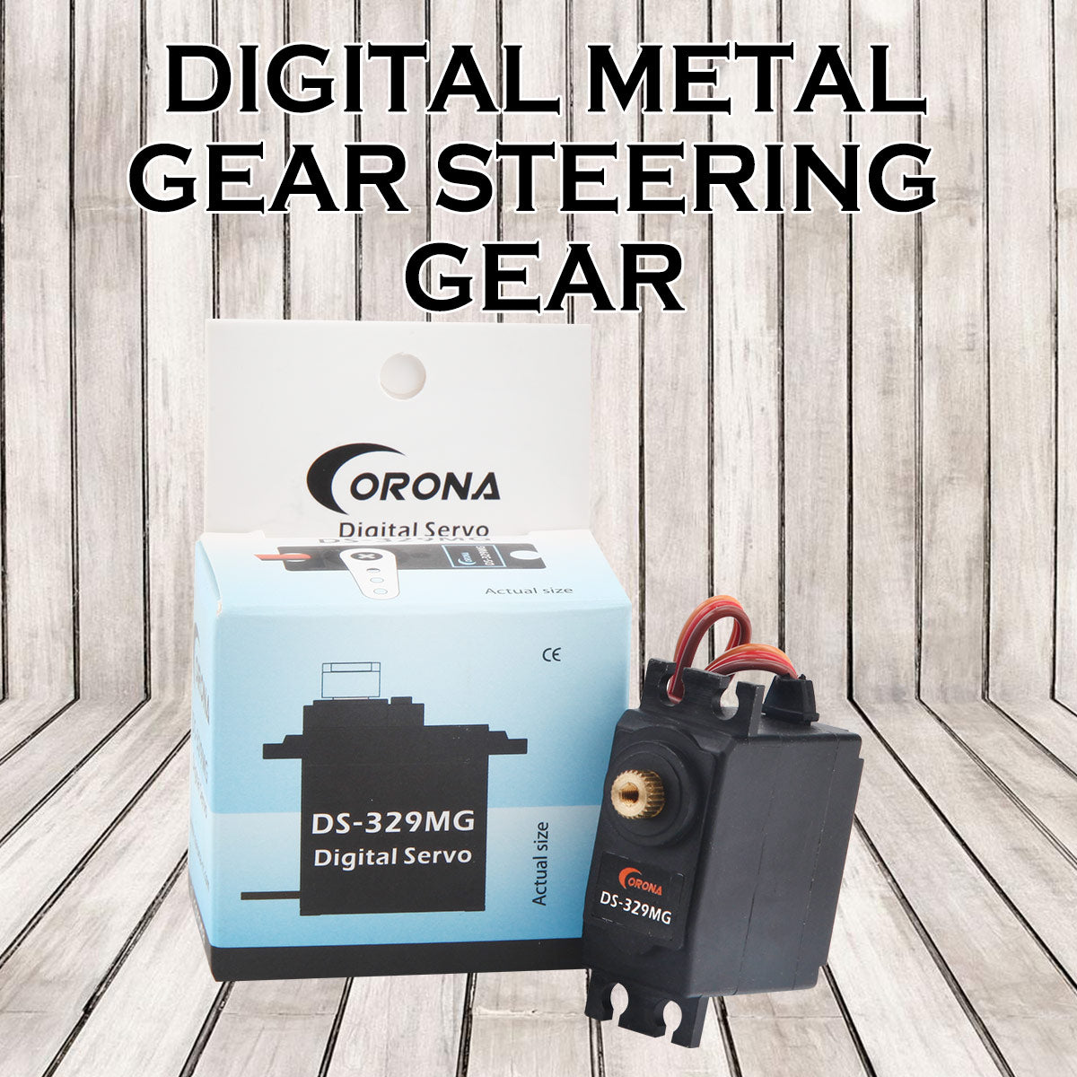 Corona DS329MG 4.5kg 0.11sec 32g Digital Metal Gear Mini Servo for Hobby Robotics Education Industrial