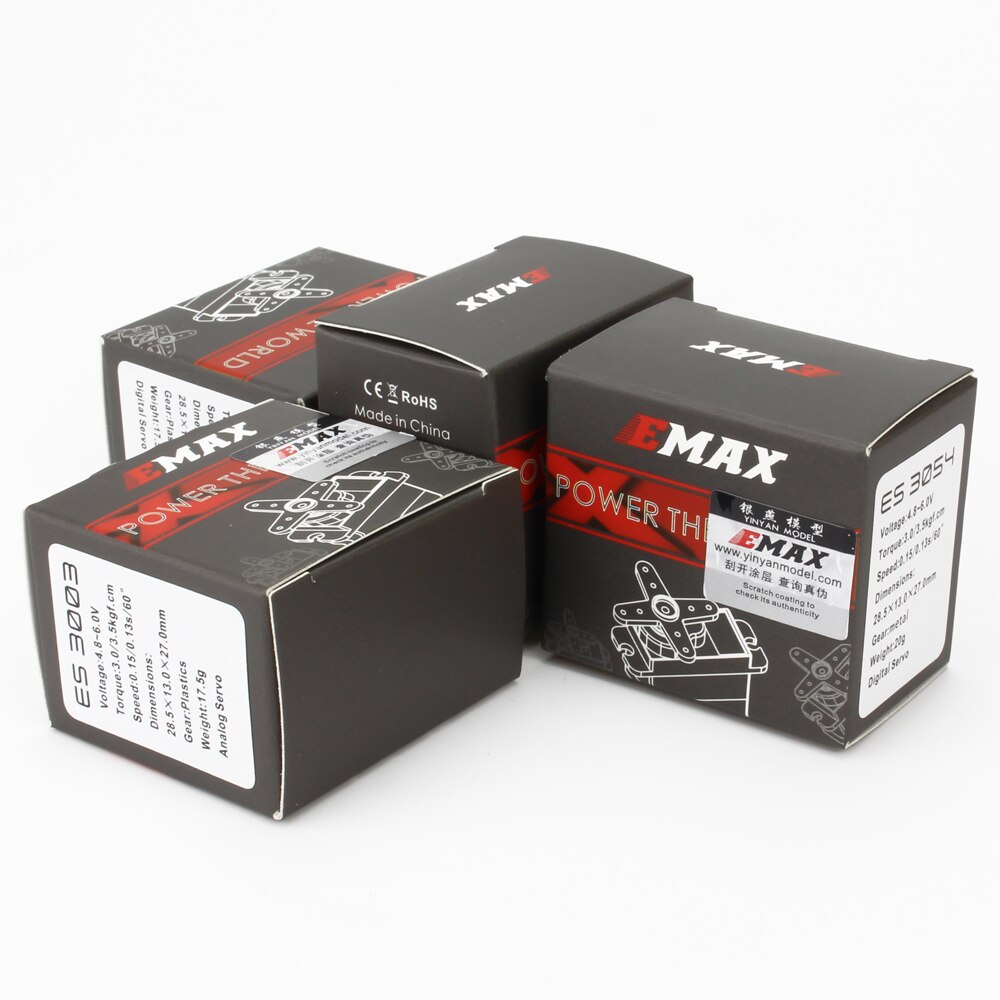 Emax ES3054 17g 23T Metal Gear DIgital Servo For Airplane